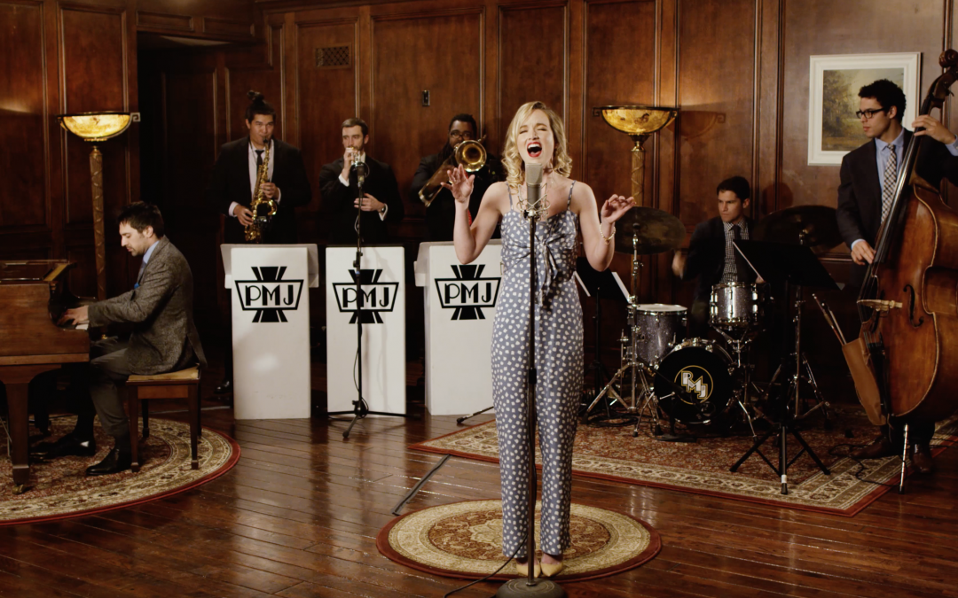 “Poker Face” – ’40s Big Band Style Lady Gaga Cover starring Kelley Jakle in her PMJ Debut